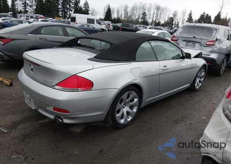 2006 BMW 650I z USA, uszkodzony, nr VIN WBAEK13466CN77916